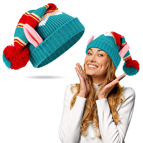 SATINIOR Weihnachten Mütze Elfenhut Weihnachtsmütze für Herren...
