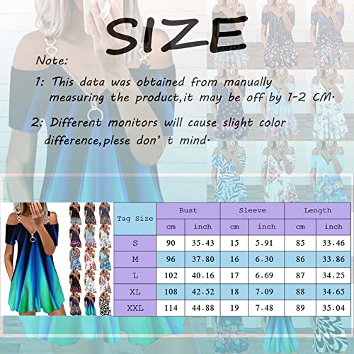 Xmiral Abiti da Camicia Abito Estivo Donna Abito