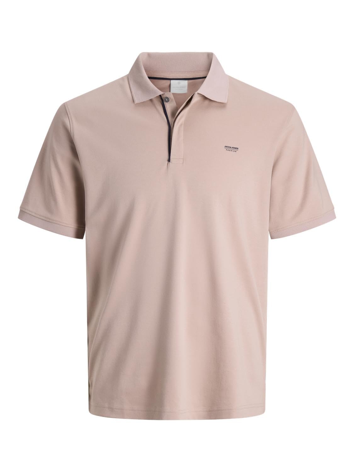 JACK & JONES Jprtheo Short Sleeve Polo -Adobe Rose-Medium