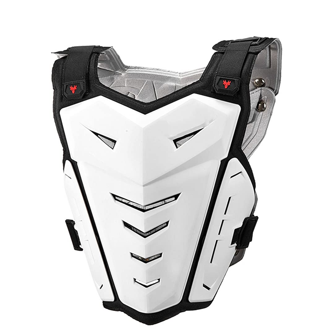 Chaqueta Montar Motocross para Hombre Protector Moto Off-Road Racing Protector Espalda Pecho Equipo protección Green Vest