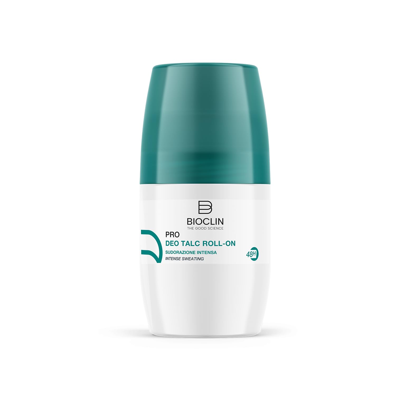 BIOCLIN Deo Pro Talc Roll-on – 50 ml – Deodorante Senza Alcol Ideale per Sudorazione Intensa e Pelli Sensibili – 48h di Protezione – Piacevole profumazione talcata