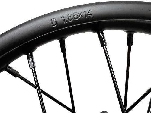 Miniatura 5 de MYK - Llanta trasera de 1.85 x 14 pulgadas, se adapta a neumáticos 90100-14, compatible con Tao Tao DB17 y muchos otros modelos de motocicletas