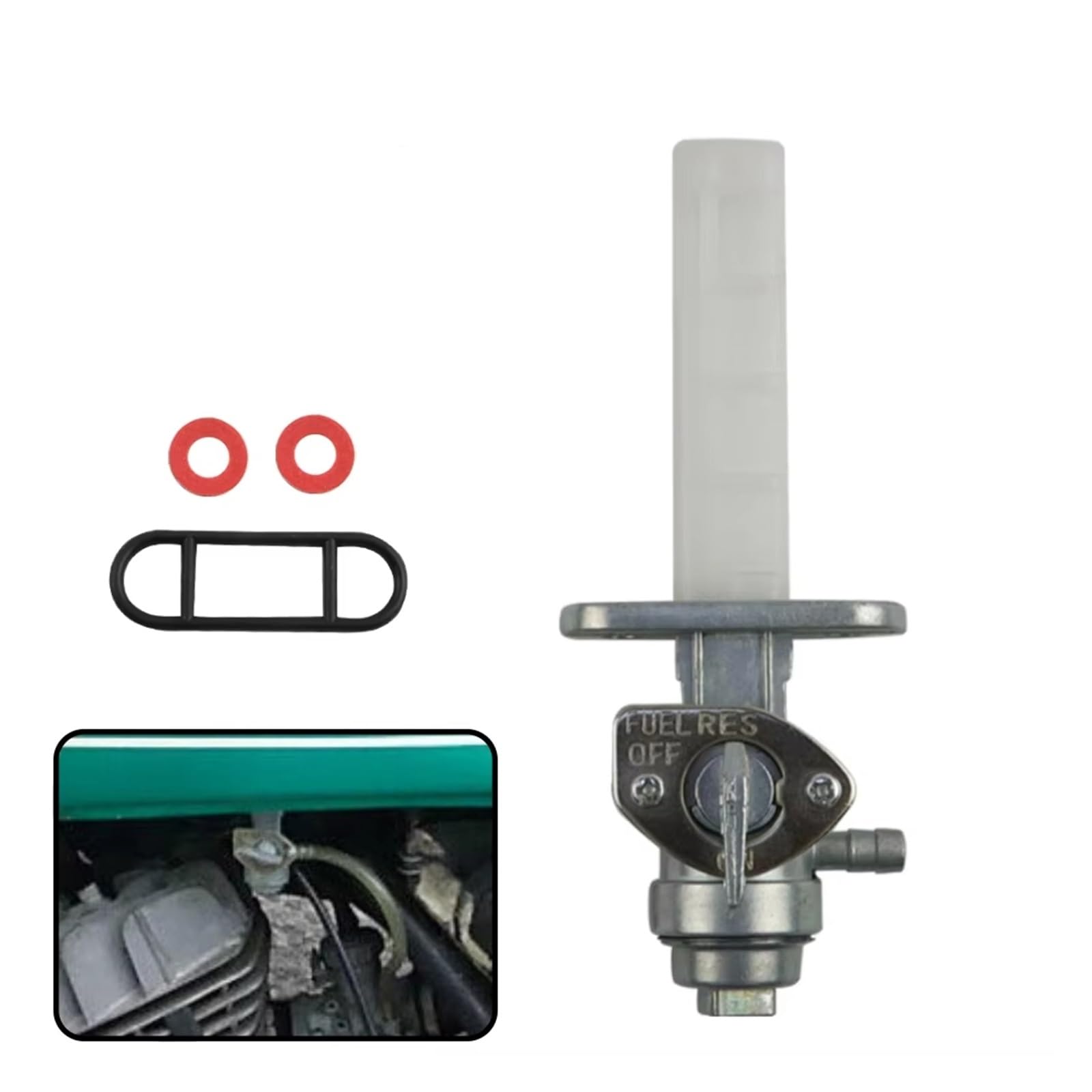 Válvula De Combustible De Motocicleta Para Suzuki GN125 GN 125 Scooter Ciclomotor PC146 Repuestos De La - Foto 2