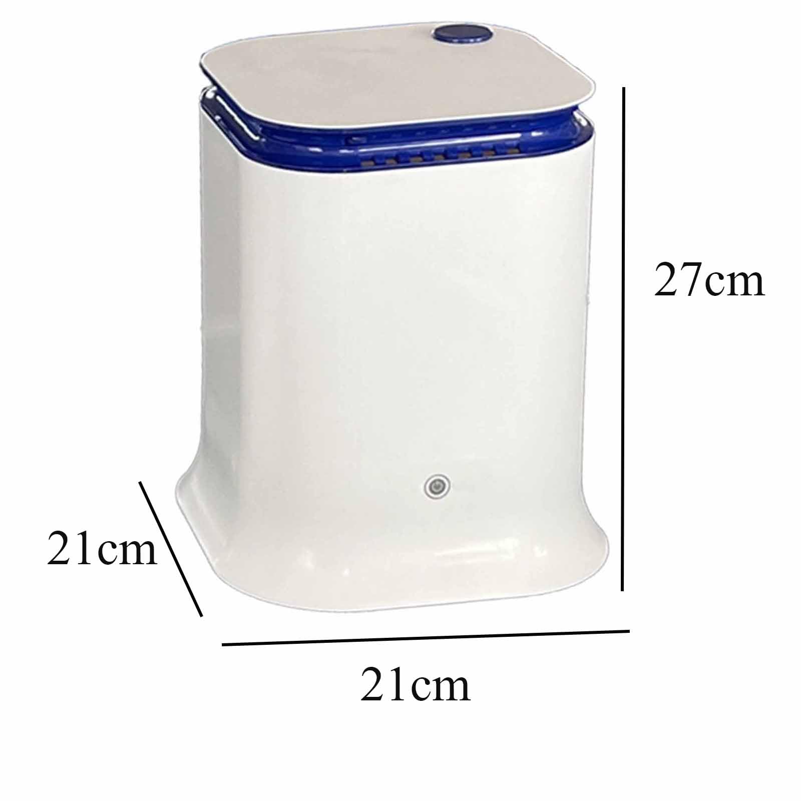 Lavadora pequeña y práctica, inteligente, ligera y portátil, fácil de usar, ideal para múltiples situaciones (azul)
