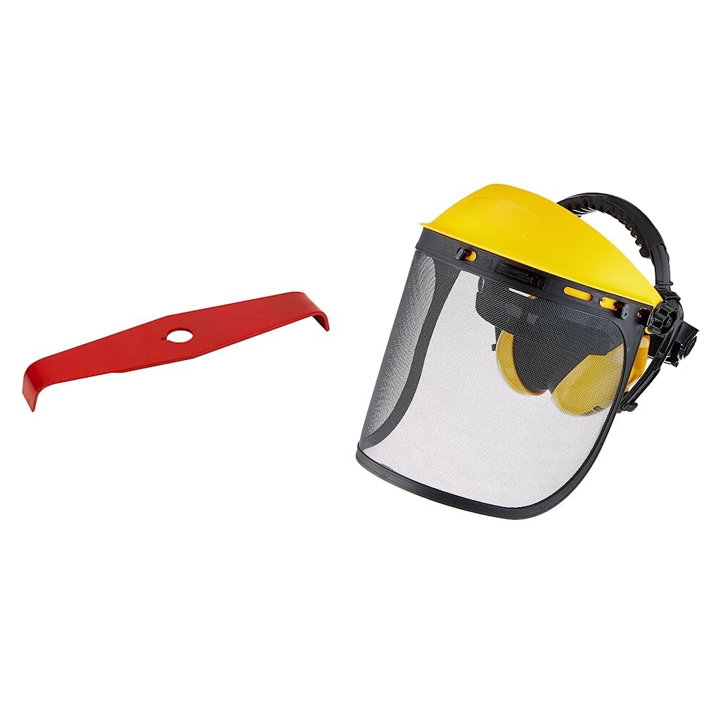 Oregon - Lame Universelle pour Débroussailleuse, Lame à 2 Dents pour Végétation Haute & Dense, Acier Trempé de 4 mm d'Épaisseur, pour Stihl, Husqvarna