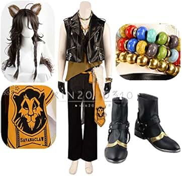 ディズニー ツイステ レオナ 制服 コスプレ衣装＋靴＋ウィッグ Amazon.co.jp: [XIN XIN] ツイステッドワンダーランド TWST