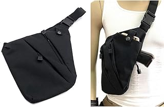 Men's Lightweight Anti-Theft Waterproof Casual Sling Chest Crossbody Messenger Gun Shoulder Bag - HWZ
