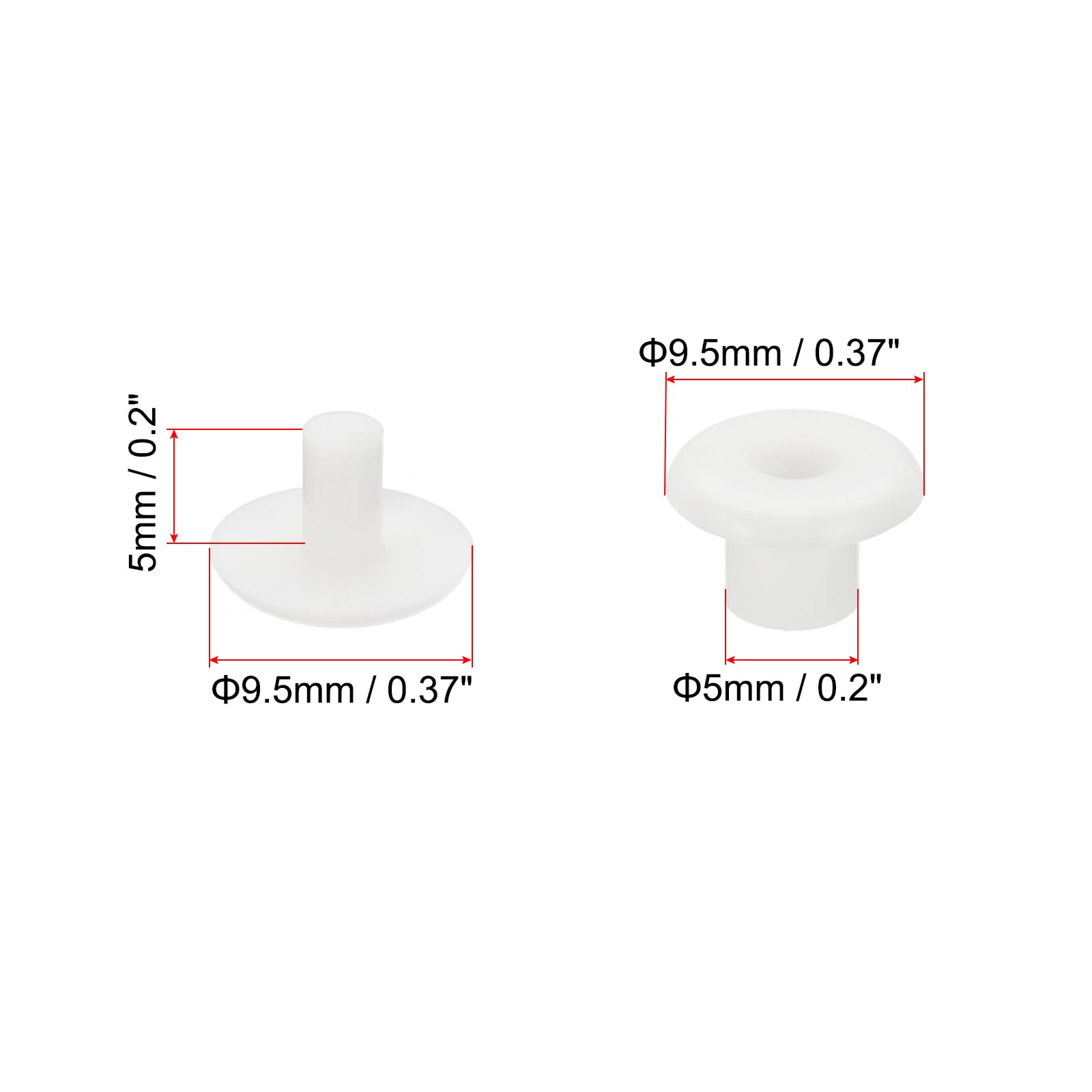 PATIKIL M5x5mm Plastic Binding Post - Image 2