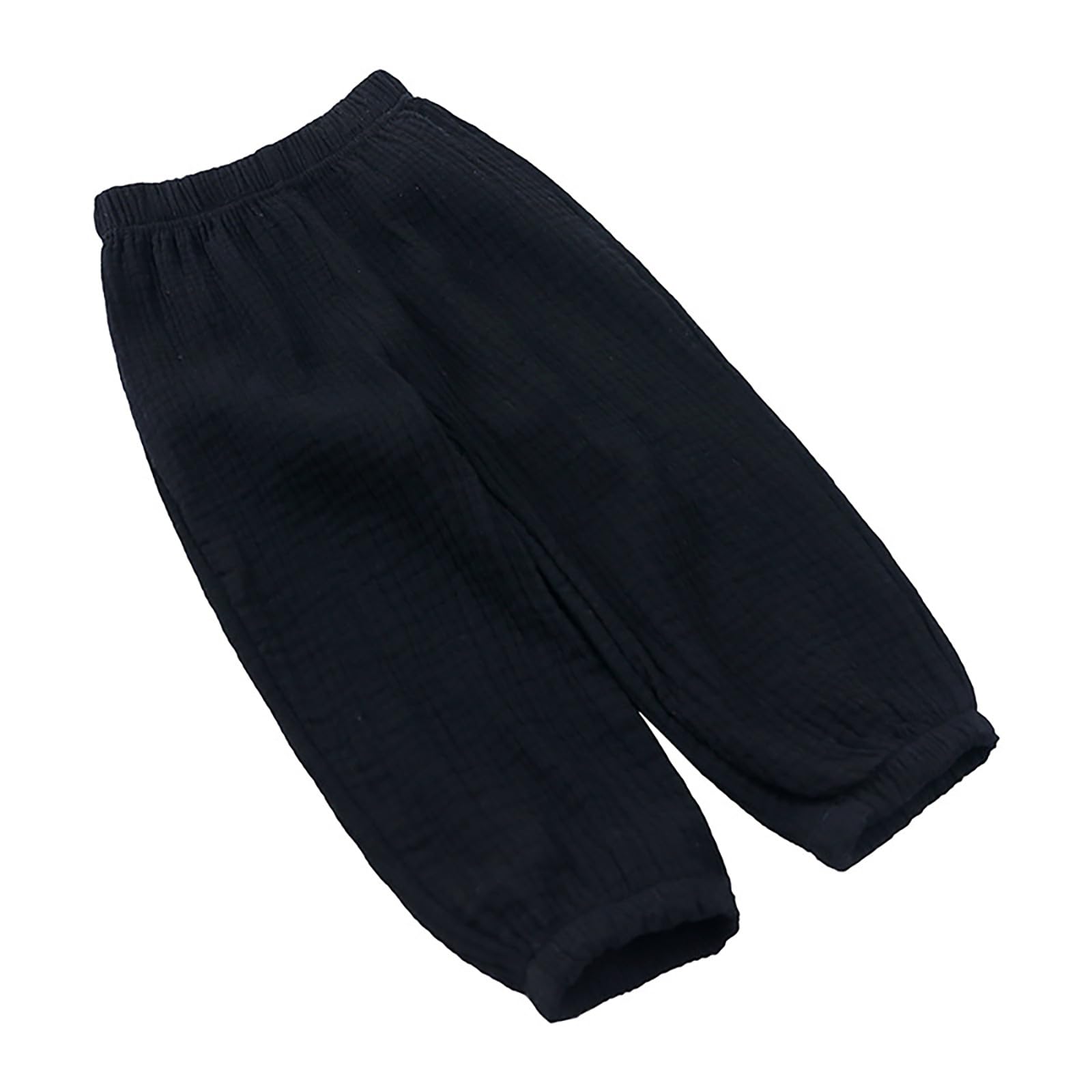 Genérico Pantalones Baggy Niño Pantalones Holgados de Moda para Niños y Niñas en Colores Sólidos Primavera Verano