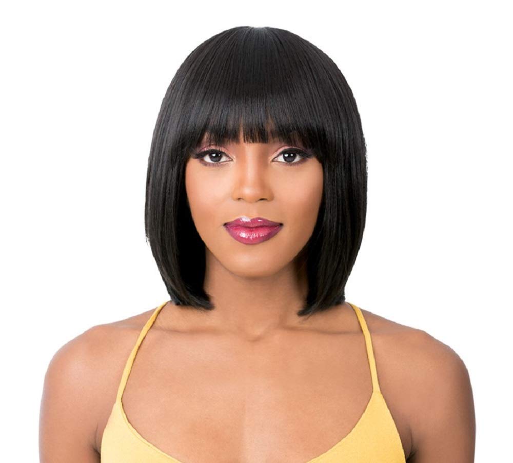 it's a wig! Q K ti Synthetic by in Fire Red, C p Size: Aver ge, Length: Medium