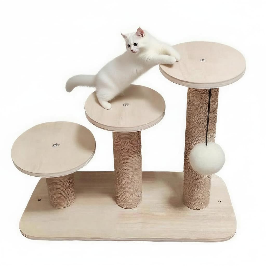 Tiragraffi per Gatti, Albero Gioco Legno, style to 2