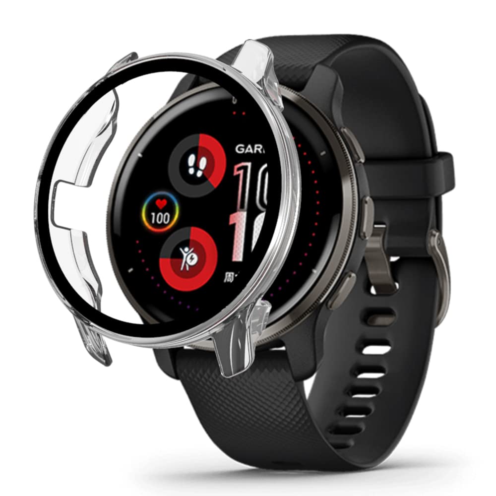 Custodia Protettiva MSM Per Garmin Vívomove Sport - Con Vetro Temperato 9H, Cover Completa - Foto 5