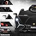 INFANS 12V Licensed Lamborghini Sian Kids Ride On Car with Parent Remote Control, Spring Suspension, MP3 Player, Electric Toy Roadster Carbon Fiber Textured for Toddler (Black)