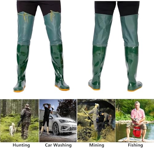 Botas de PVC impermeables ligeras para caza pesca hombre y mujer 8