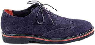 El Ganso Zapato Oxford Ante Marino