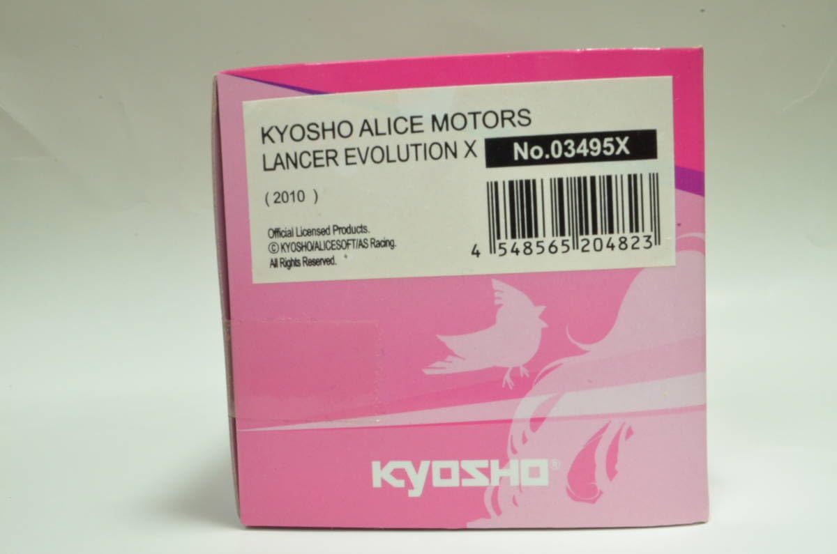 〈京商〉アリスモータース ランサーエボリューションX　2010　1/43 京商〉アリスモータース ランサーエボリューションX 2010 1/43 Amazon
