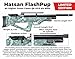 Hatsan FlashPup QE Limited Edition .25 Cal 900 FPS 40 FPE PCP Digital Green Camo Air Rifle with Wearable4U Paper Targets and 150x .25cal Pellets Bundle
