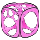 13 Sizes Balloon Szier Cube Box, Collapsible Measurement Tool No Assembly Required, for Decorations, Arches, Columns(2-12 Inch) (Red)