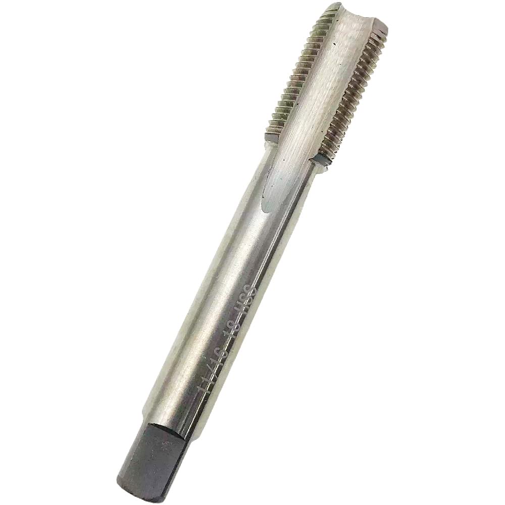 11/16-18 Thread Tap Right Hand 11/16x18 UNS Tap RH Straight Fluted RH 11/16-18 Machine Tap Hand Tools High Speed Steel