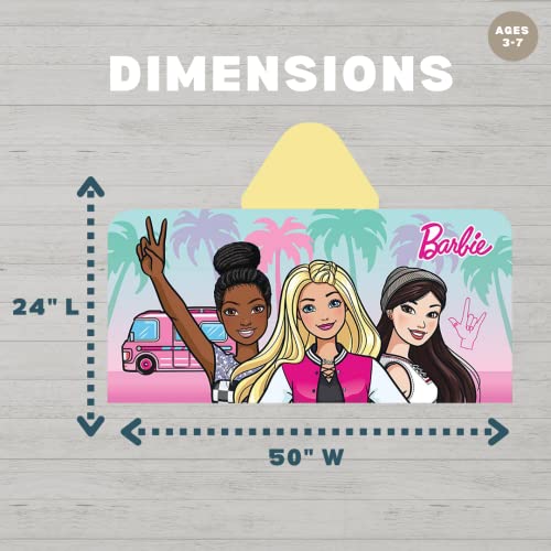 Barbie-BathPoolBeach-Soft-Cotton-Terry-Hooded-Towel-Wrap-24-in-x-50-in-By-Franco-Kids 51lgHhw3uGL