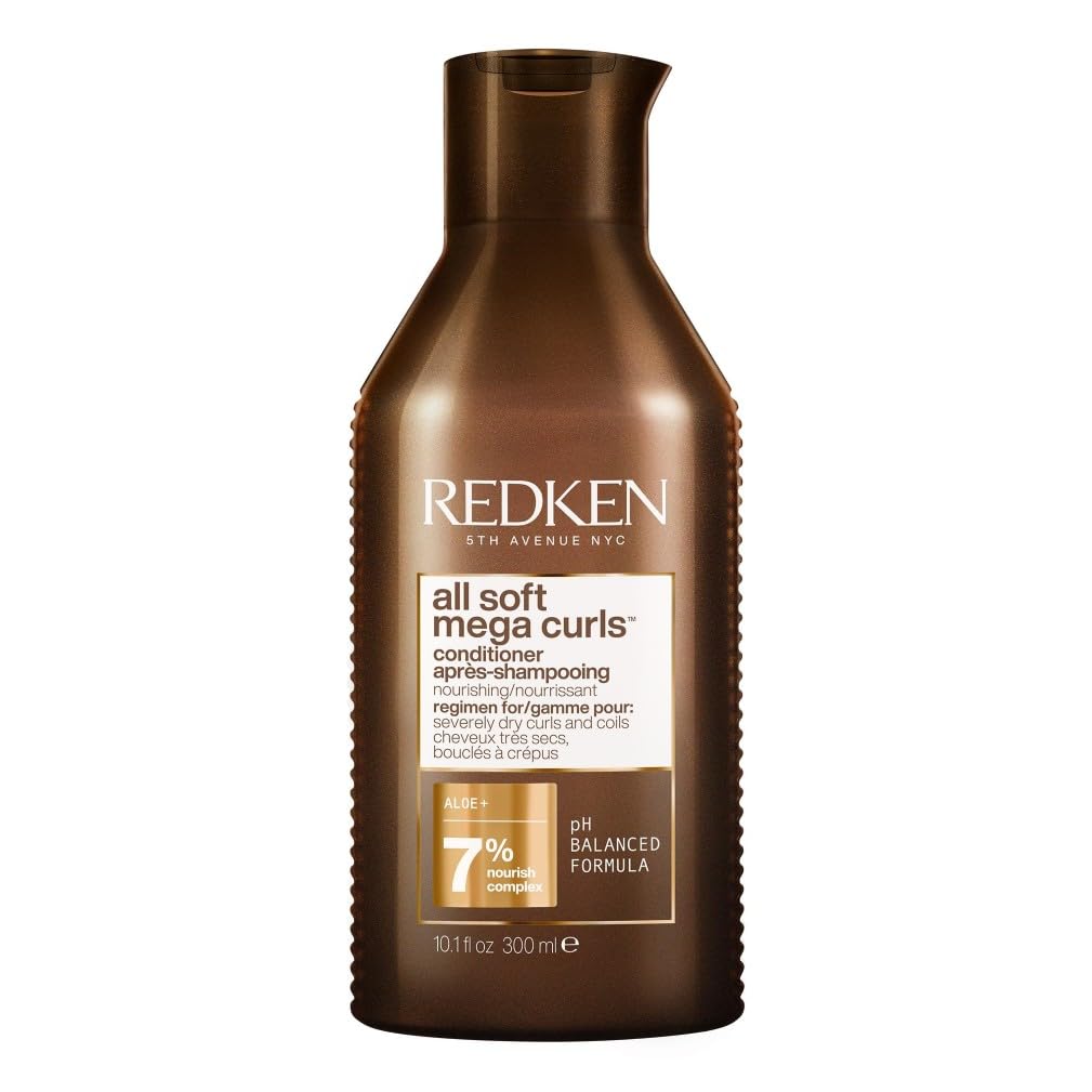 Redken All Soft Mega Curls, Lockenspülung für Feuchtigkeit, 300 ml