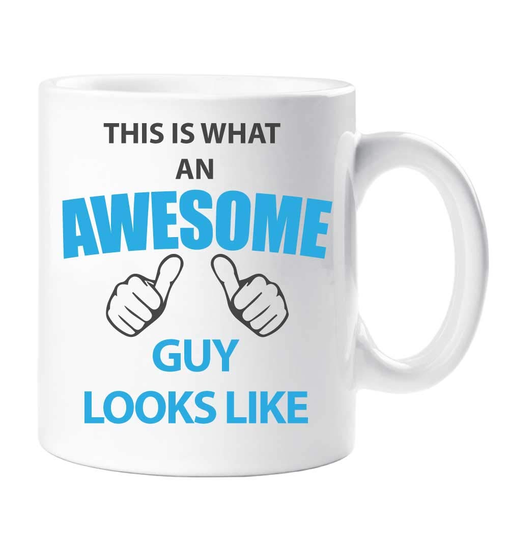 60 Second MakeoverLimited This is What an Awesome Guy Looks Like Mug Present Gift Cup Birthday Christmas