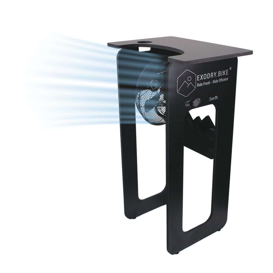 Saroo - Bureau d'Entraînement pour Cyclisme Indoor - avec Ventilation Réglable - Support pour Appareils multimédia - Compatible Tout Home Trainer - Fabriqué en France