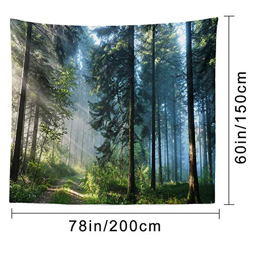 Llamazing Forest Tapestry Home Decor Landscape Tapestry Living Room Bedroom Decoration Tapestry Magic Tapestry Curtain thumb #6