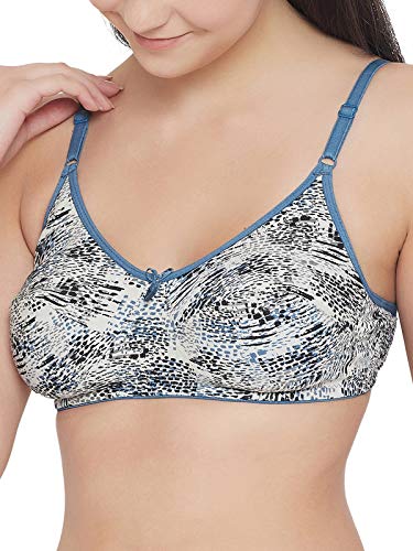 Image of Clovia Women's Cotton Non-Padded Wire Free Full Coverage Bra Regular T-Shirt Bra