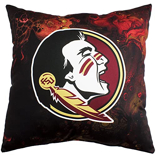 Image of College Covers Florida State Seminoles 2 Sided Color Swept Decorative Pillow, 16 inch, Made in The USA
