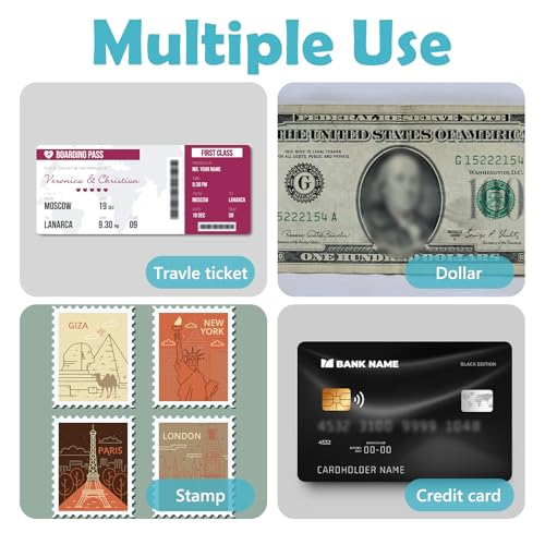 Image of 40 Pages Ticket Stub Holder 3-Hole Ticket Stub Album Refill Page PVC Ticket Refill Sheets Clear Lottery Ticket Holders 8.6 x 4.8 inch Plastic Protective Sleeves for Collectors Travel Tickets (No Book)