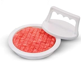 Favson Burger Press Hamburger Patty Maker - Perfectly Sized 4.5” Burger Mold Rings as Easy Release Hamburger Patty Press for Grill Accessories Set (1 Piece)