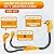 Kanayu NEMA 14-50P to TT-30R & 5-15R RV Y Adapter Power Cord, 50 Amp to 30Amp & 15Amp RV Power Splitter Cord, Heavy Duty STW 10 Gauge for RV Trailer Common Household Appliances, ETL Listed