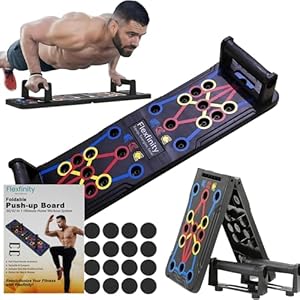 Push Up Board, Portable 25-In-1 Pus...