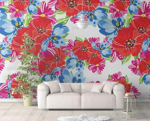 Papier peint autocollant fleurs vinyle adhésif de qualité pour armoire