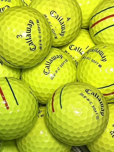 Golf Ball House…12 ERC-Soft Golf Balls for Callaway/Yellow/Near Mint (AAAA)