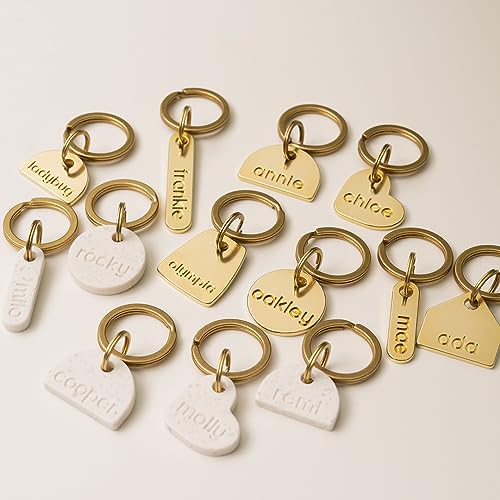 Onoma Tags Solid Brass Pet Tag - Modern thumb #3