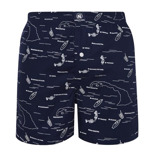 Men's Boxer Shorts, Comfortable Cotton Boxers, 100% Cotton Print Multicolor Boxers for Men, Multi Pack4