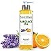 Produktbild Natürliches & organisches Massageöl | Lavendel & Orange ätherische Öle | Entspannend & feuchtigkeitsspendend für Erwachsene, Kinder und Babys | 250ml