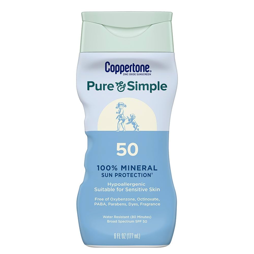 ボディローション Coppertone Amazon.com: Coppertone Pure and Simple Zinc Oxide Mineral