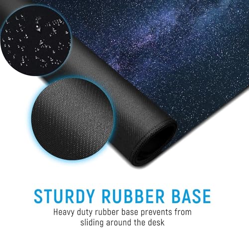 Image of Gaming Mouse Pad XL Extended Large | with Non-Slip Rubber Base, Waterproof & Durable Desk Mat for, Office & Students | Laptop & PC Pad | 60x30cm