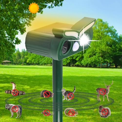 Tirgo Solar Ultrasonic Animal Repellent