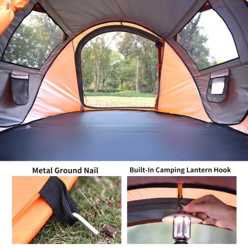 Carpa Pop Up para Camping 2 Personas Ligera Portátil miniatura 7