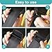 OUDQFCJ 4 pcs Sicherheitsgurt Versteller,Auto Klemmen Autositz Gurtversteller,Gurtclip Seat Belt Clips zum Entspannen Gurt Stopper Clip für Autositz Sicherheitsgurt