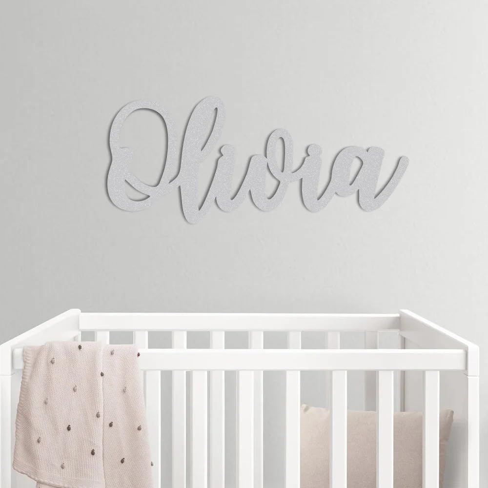 Panneau de décoration murale personnalisée en bois gris de 30 cm