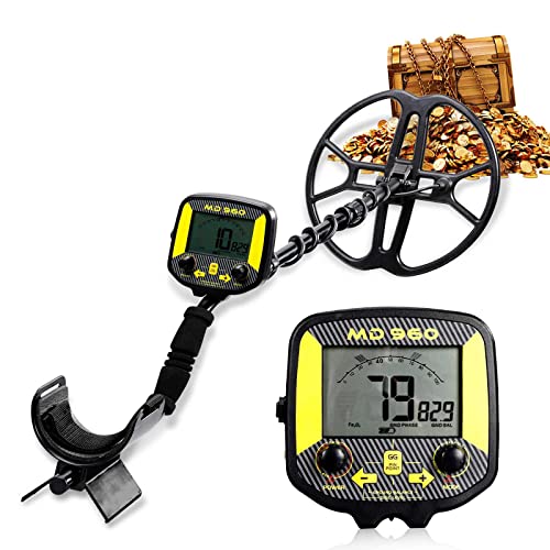 JZLPY Detector de Metales Profesional, Bobina de Búsqueda Impermeable Ajustable Alta Sensibilidad Ligero 4 Modo de Búsqueda Profundidad de Búsqueda Cover