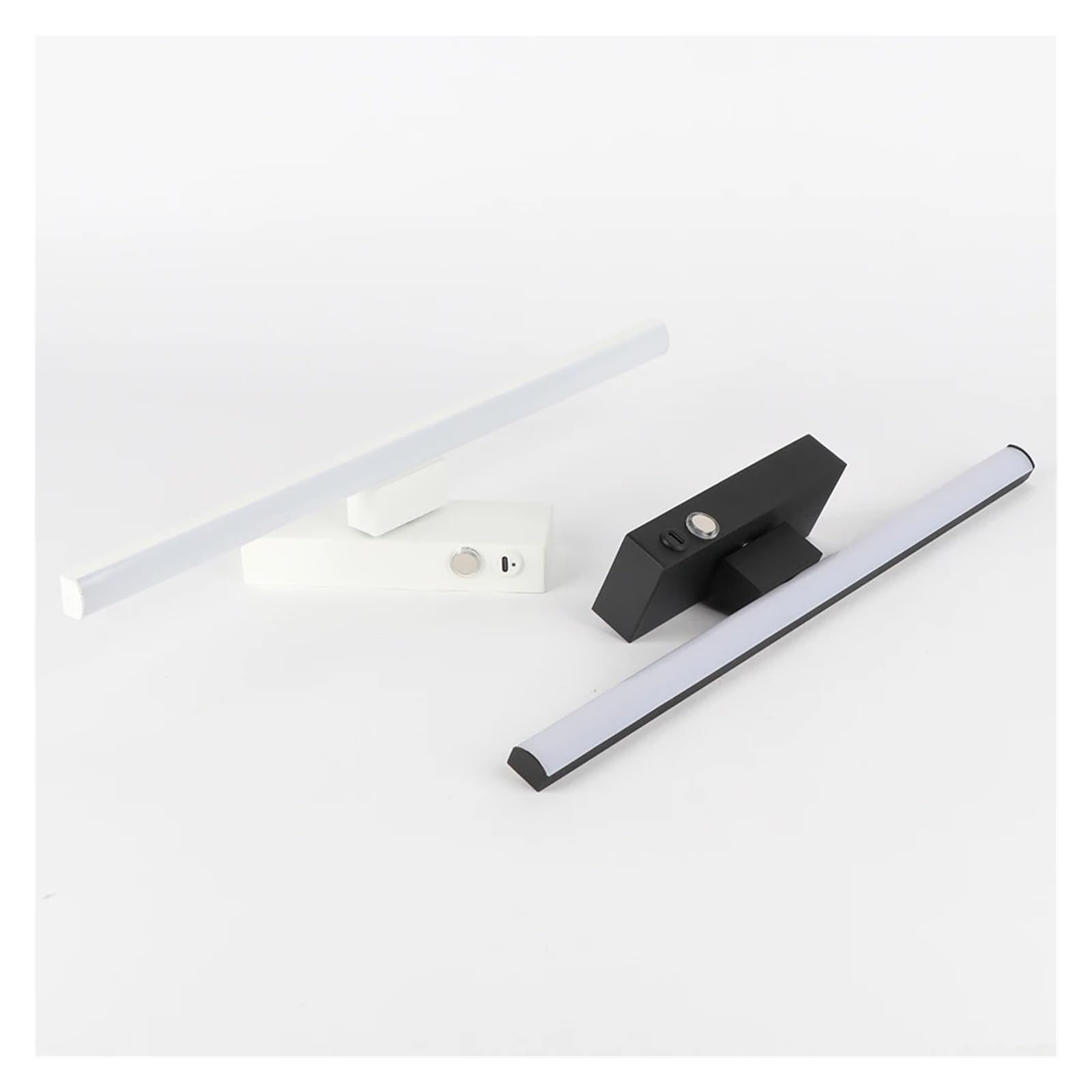 Lampada Da Parete A LED Con Batteria Ricaricabile Interruttore Tattile For Comodino Camera Letto Dimmerabile Luce Notturna DC5V In Ferro Di Alluminio Tipo C Piccolo E Luminoso(Black,Length 30cm)