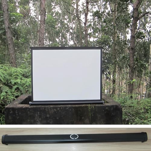 Pantalla Manual de Proyección 40" 4:3 Portátil miniatura 1