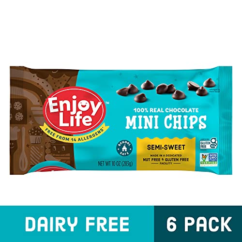 Enjoy Life Foods Baking Chocolate Semi-Sweet Mini Chips, 60 Ounce (Pack Of 6) #TOP1