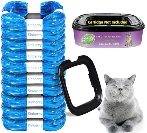Kinberry Bolsa de repuesto para arena para gatos – 10 piezas comp...